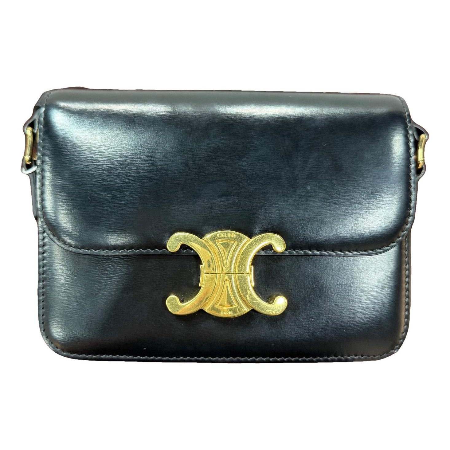 Triomphe leather handbag