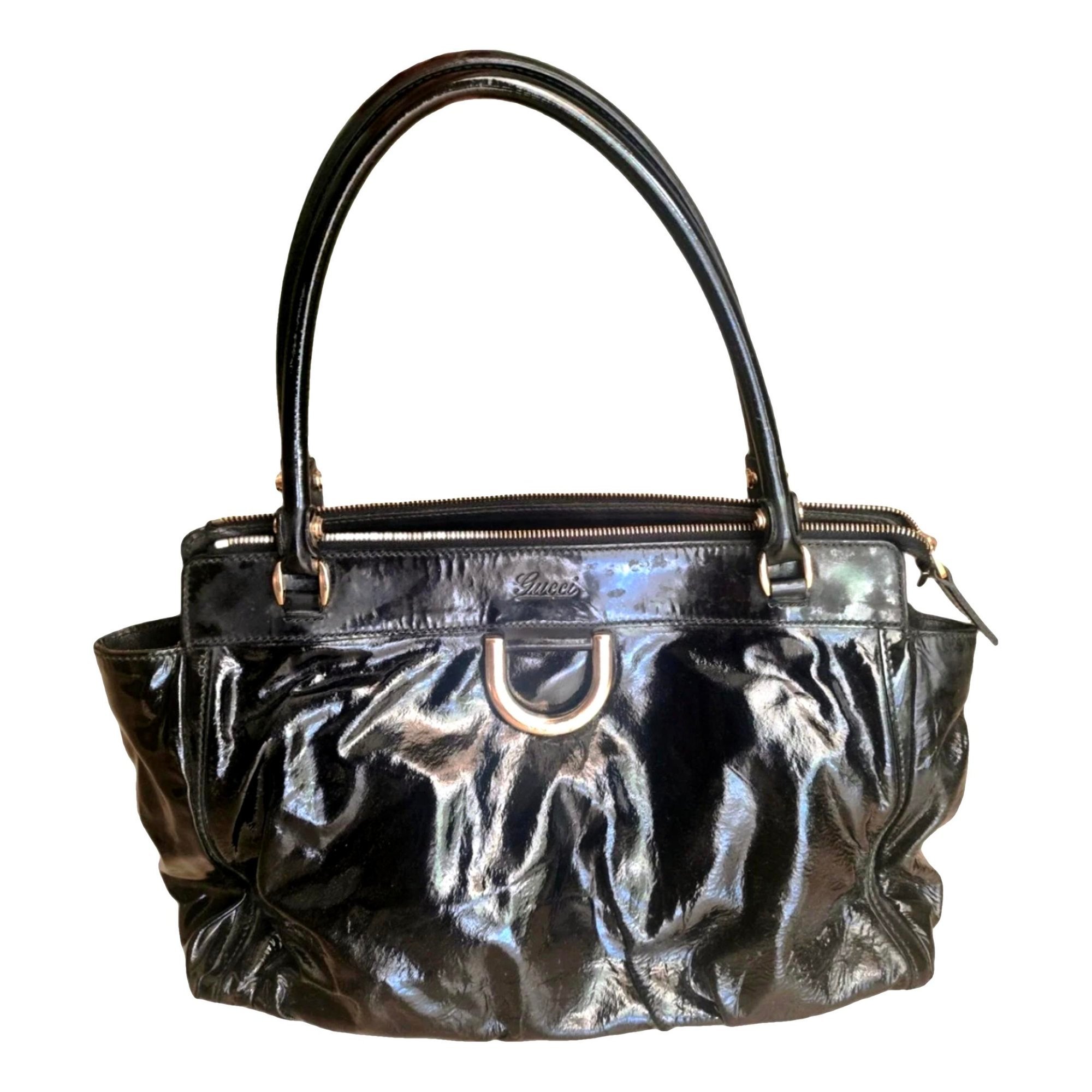 D-Ring leather handbag