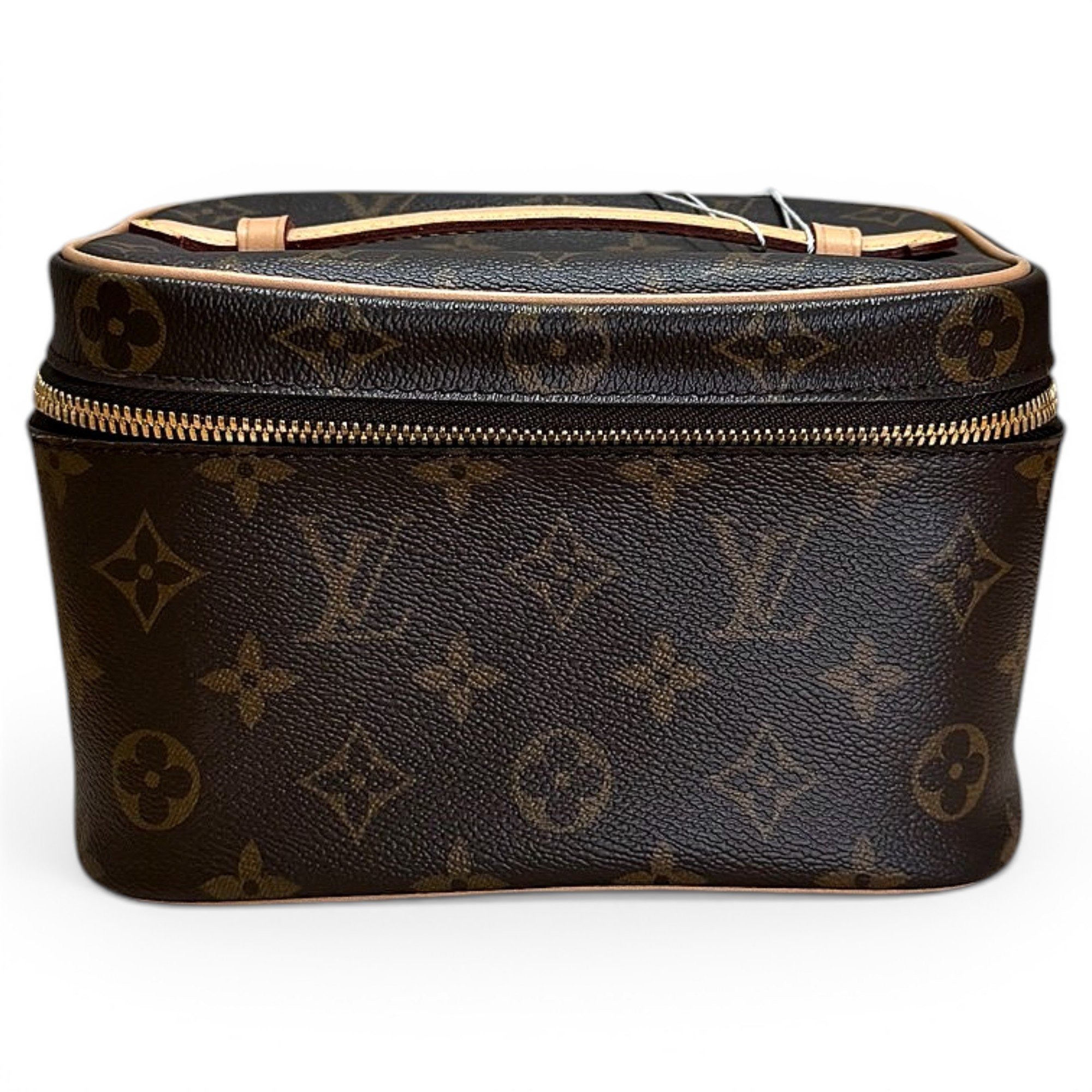 Vanity leather handbag