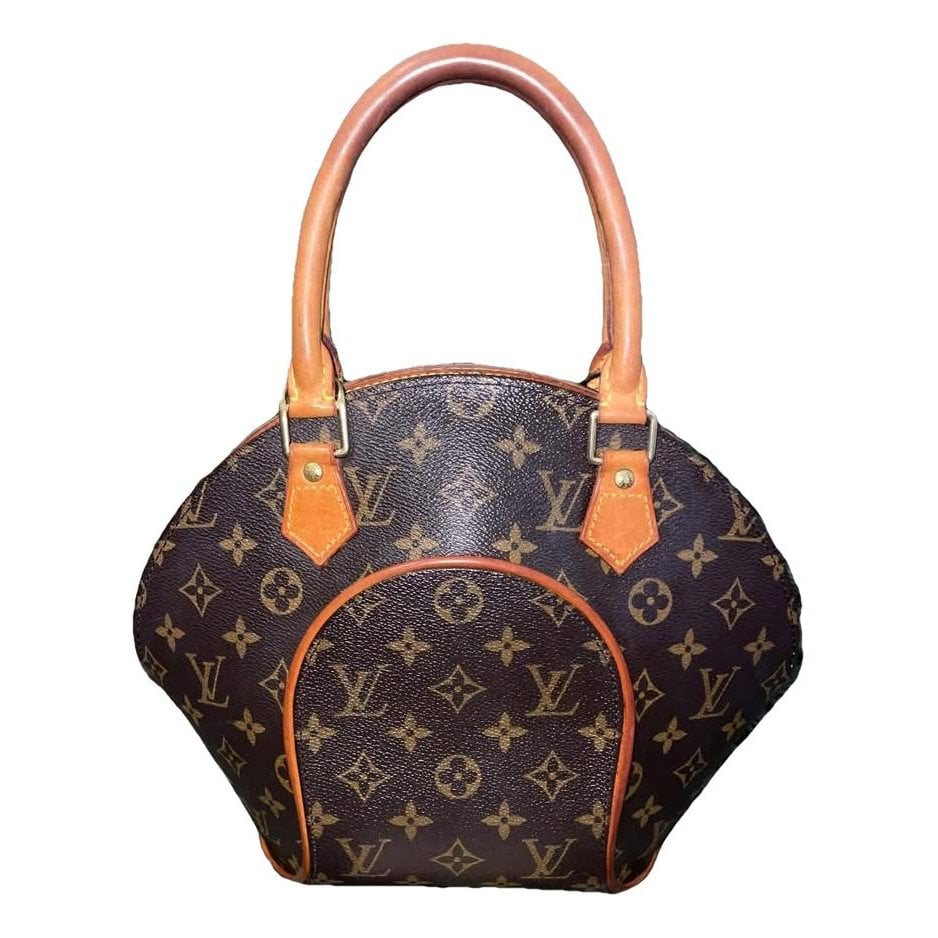 Ellipse leather tote