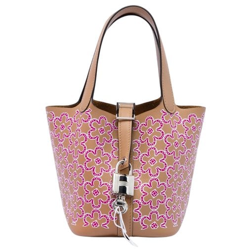 Hermes Picotin Handbag Chai Swift Leather