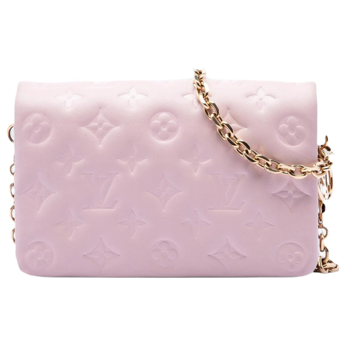 Coussin leather crossbody bag