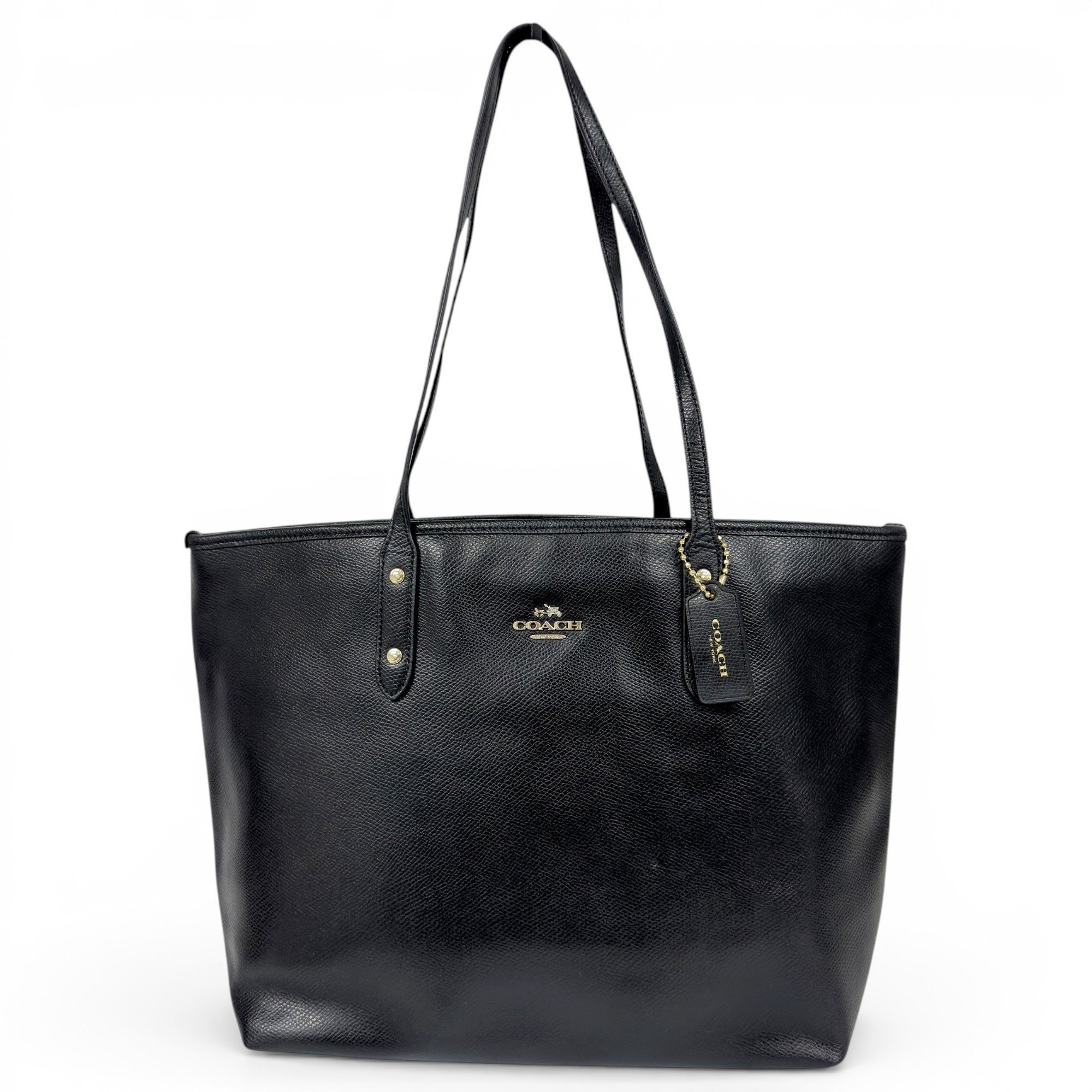 CITY ZIP TOTE leather handbag