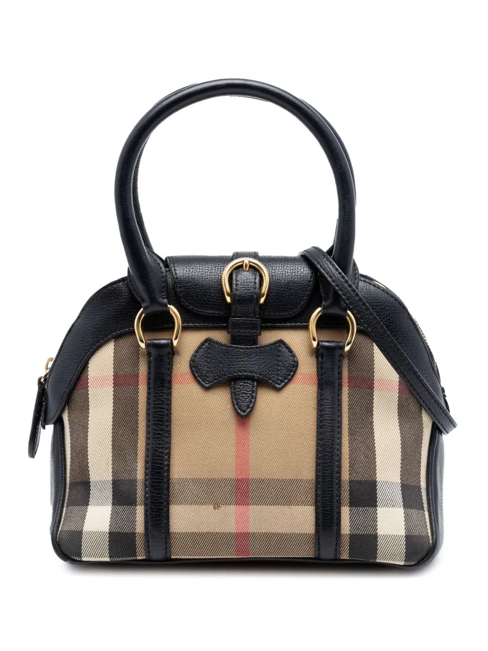 2000-2017 Small House Check Canvas Milverton satchel