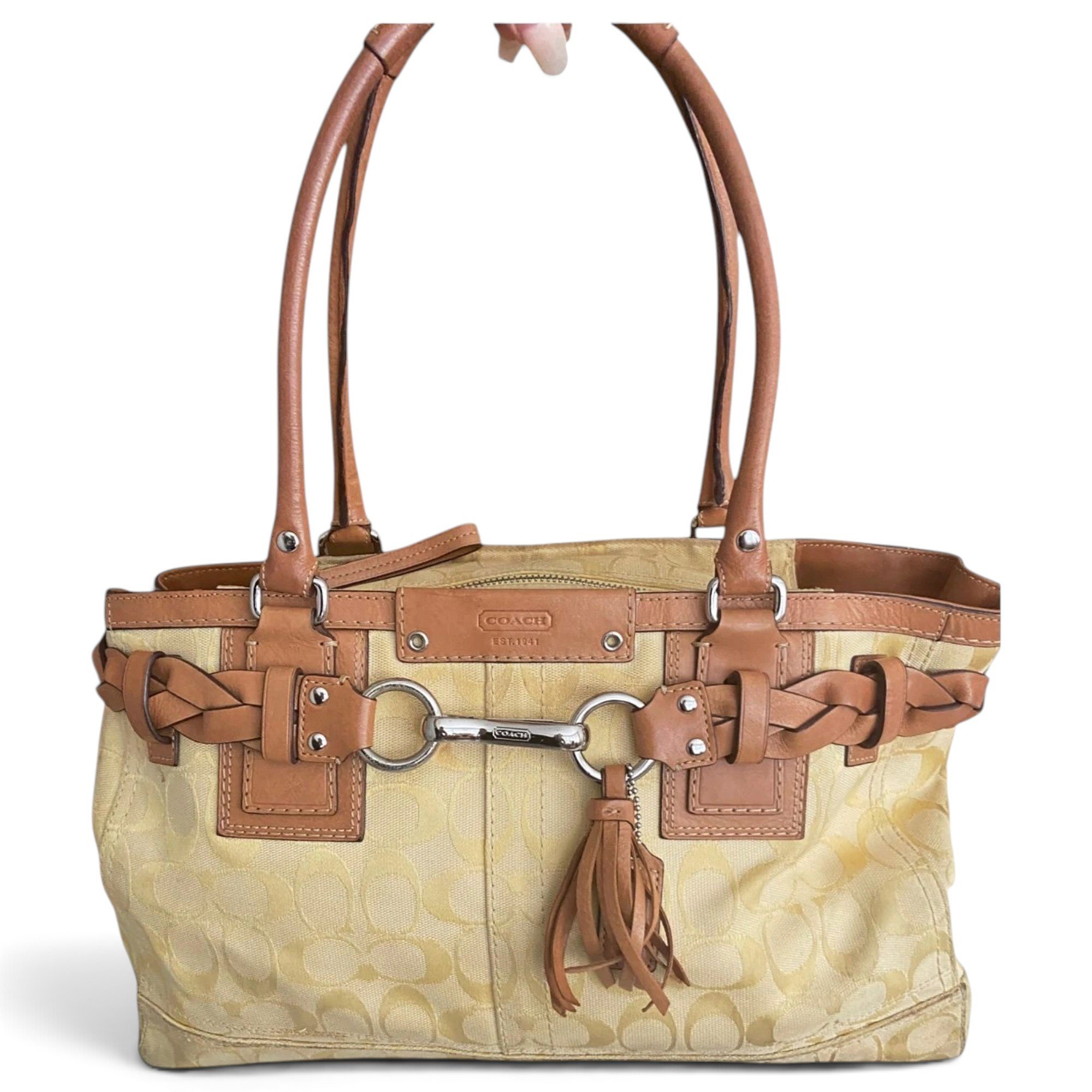 Leather handbag