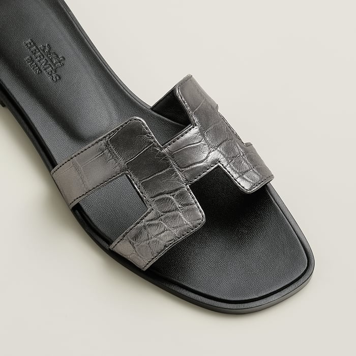Gris Argenté Oran Sandal