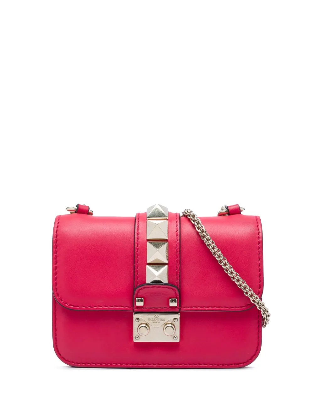 2000-2017 Mini Leather Rockstud Glam Lock crossbody bag
