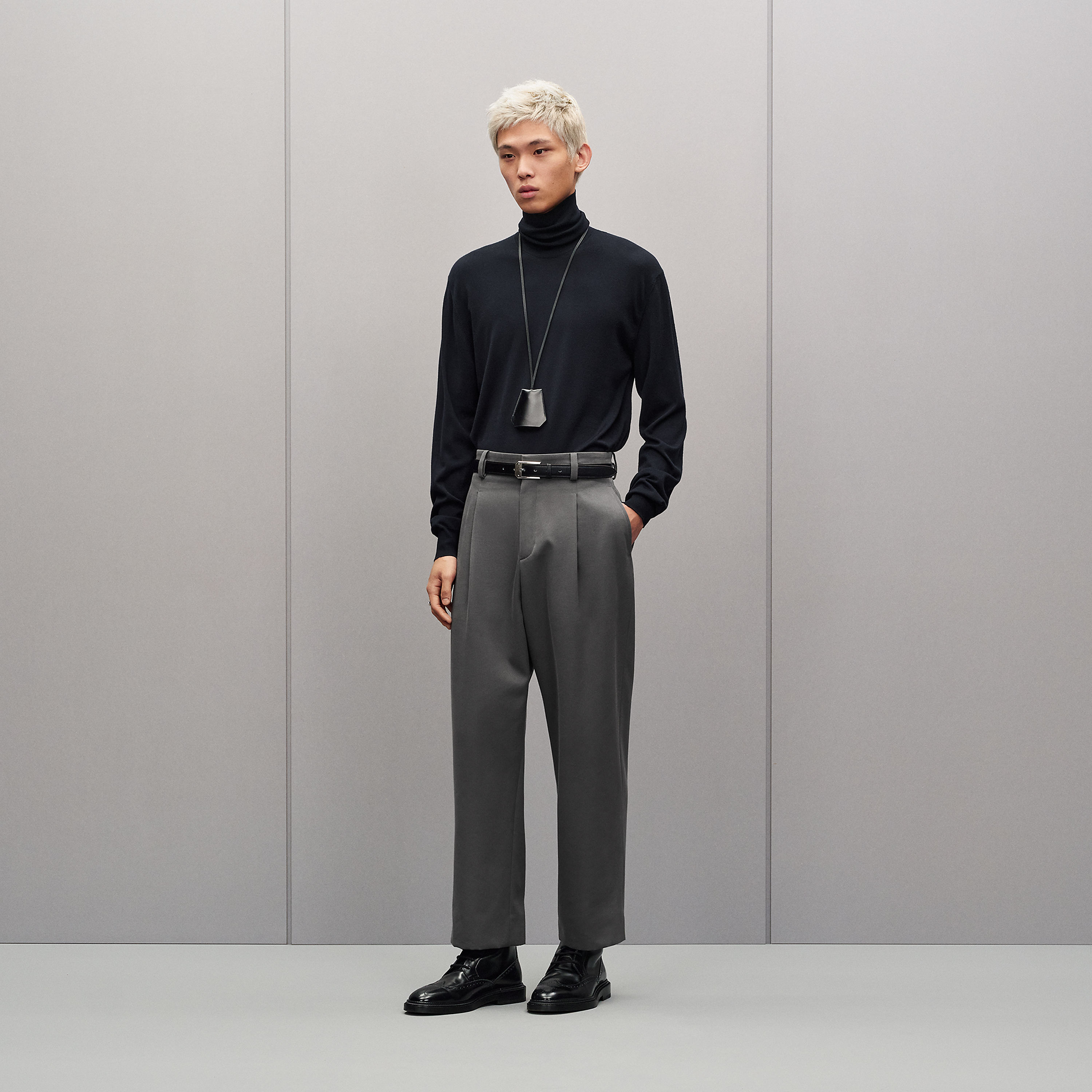 "Detail H" turtleneck sweater