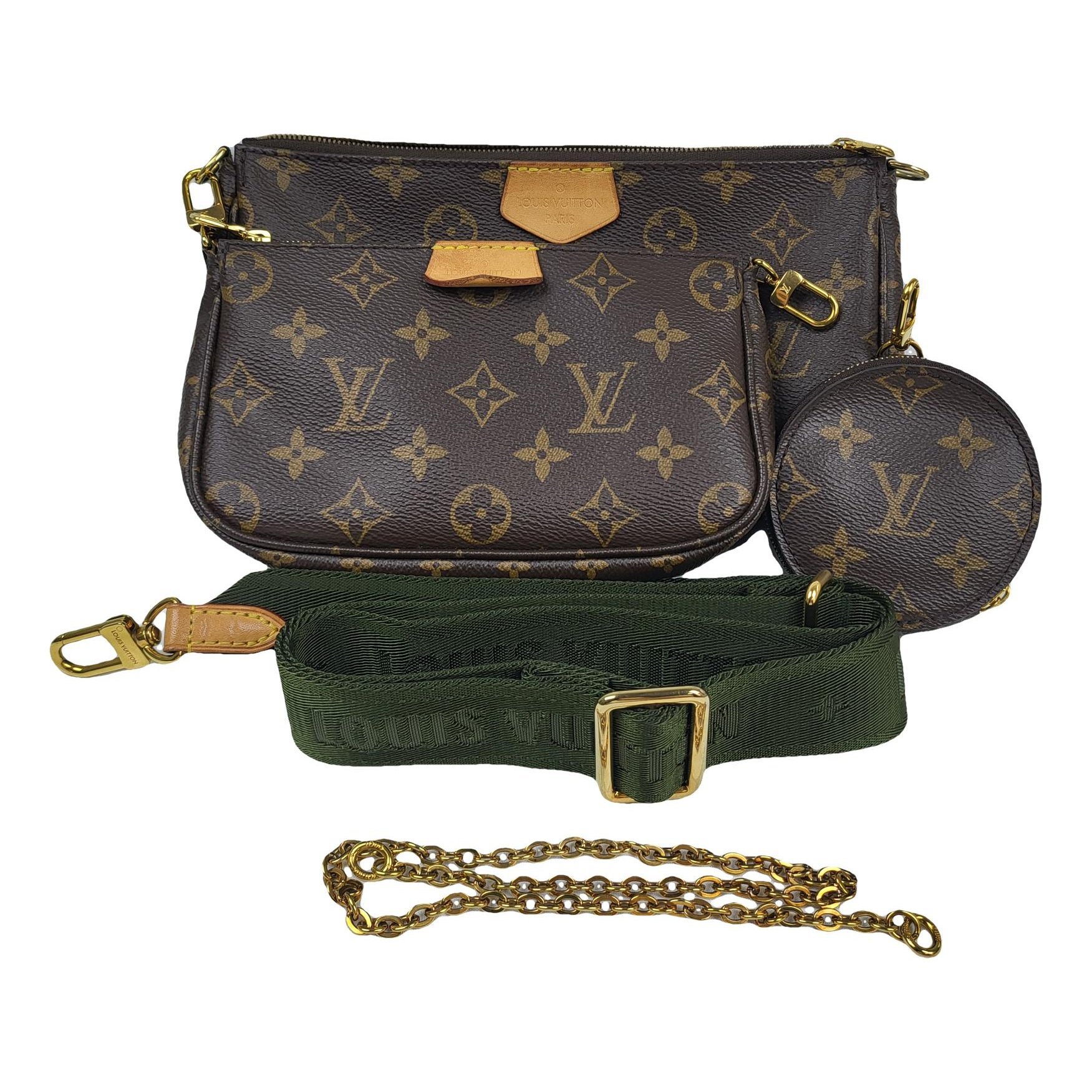 Multi Pochette Accessoires leather handbag