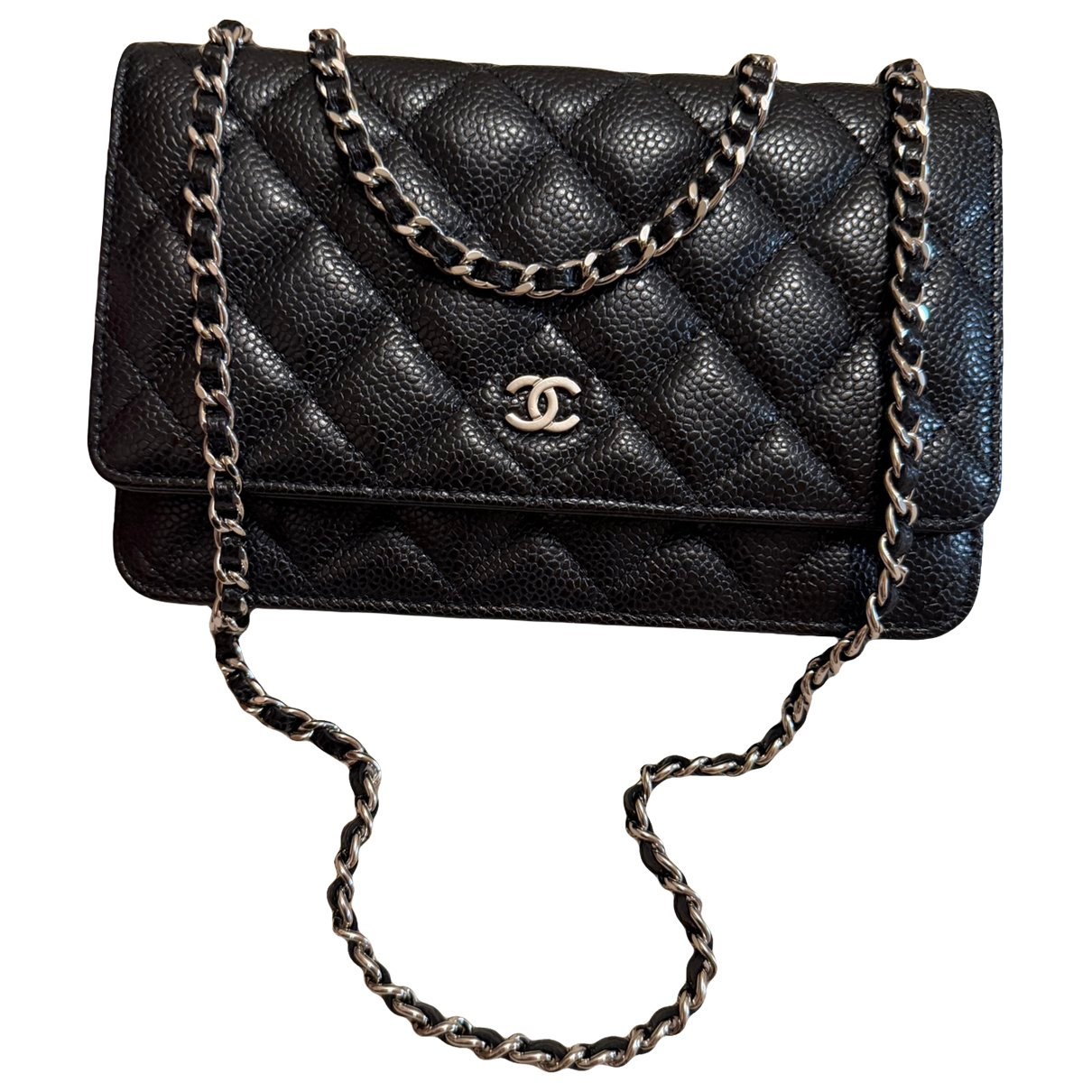 Wallet On Chain Timeless/Classique leather crossbody bag