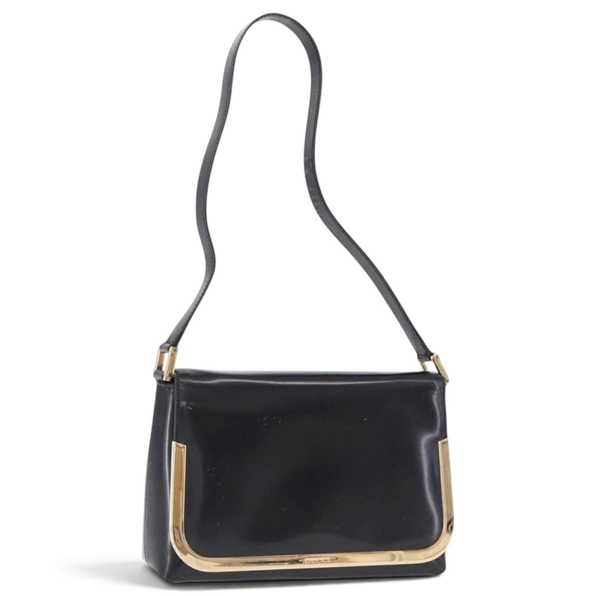 Patent leather handbag