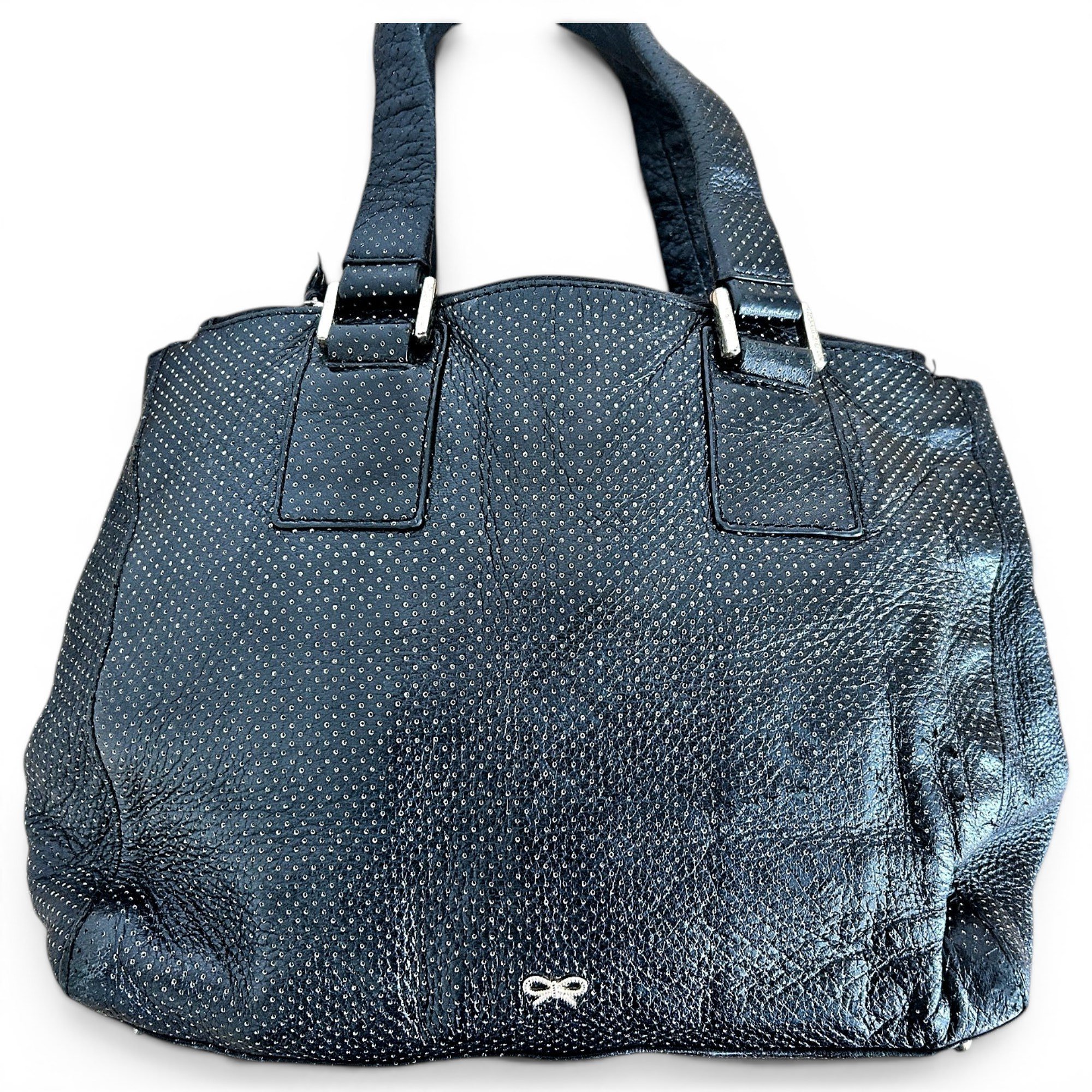 Maxi Zip leather handbag