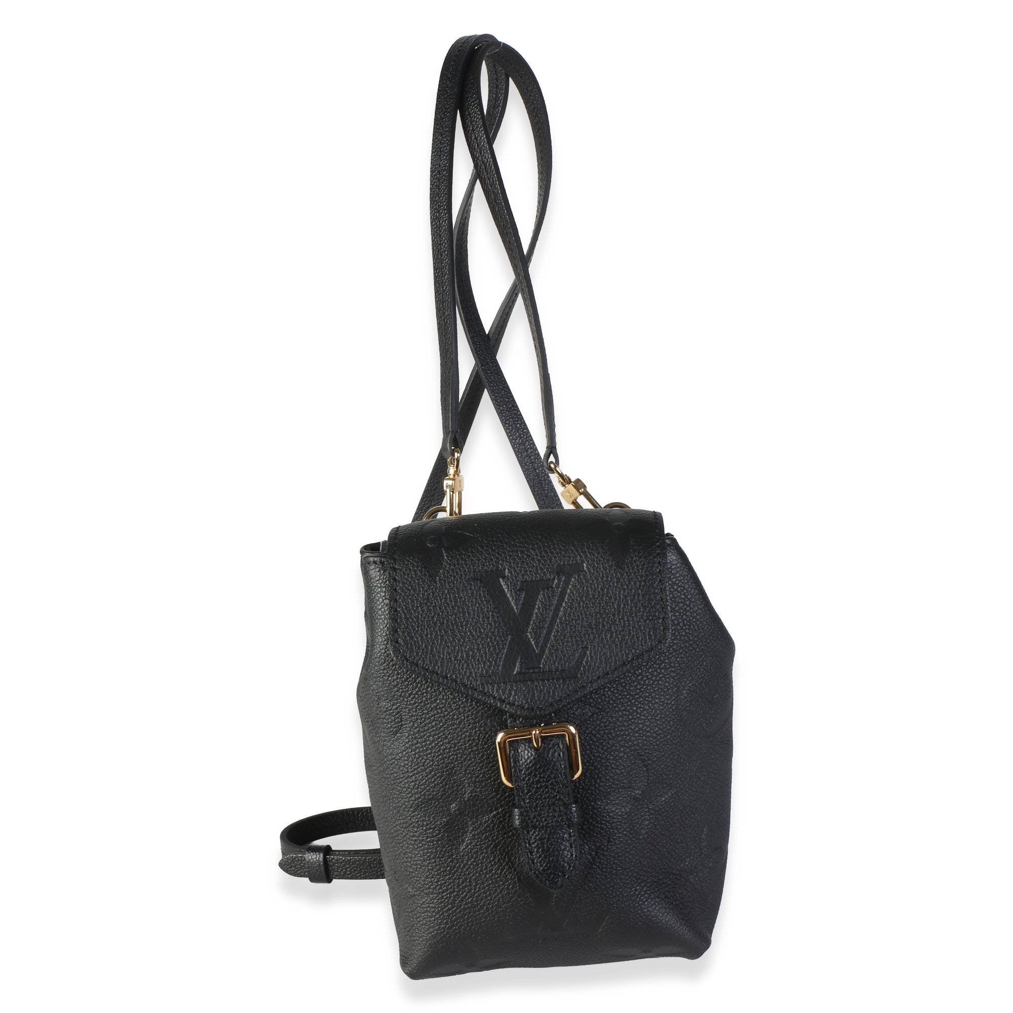 Tiny leather backpack
