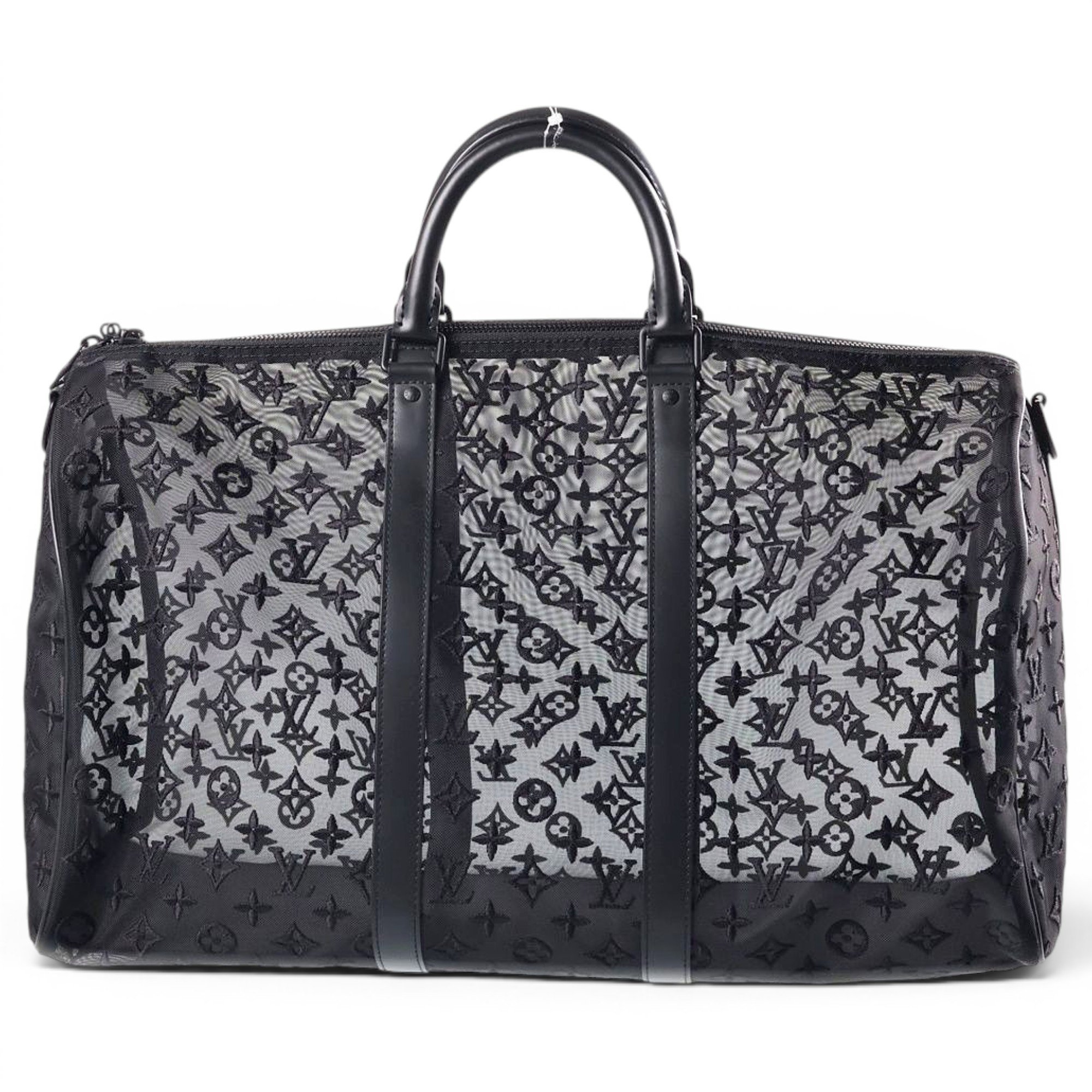 Louis Vuitton Keepall cloth travel bag