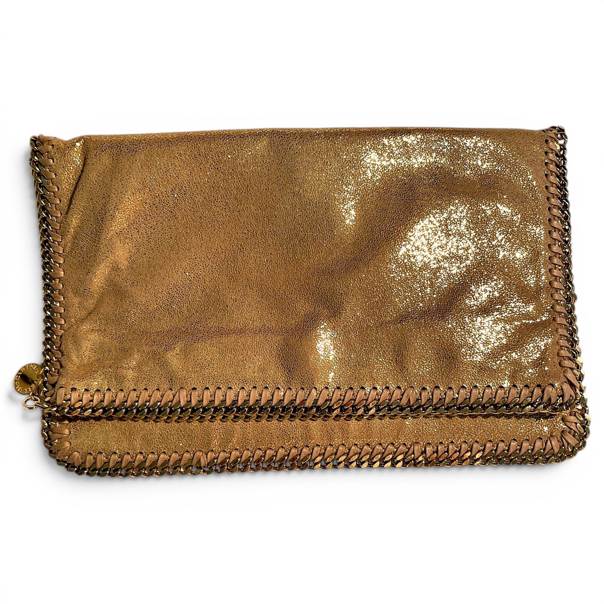 Falabella vegan leather clutch bag