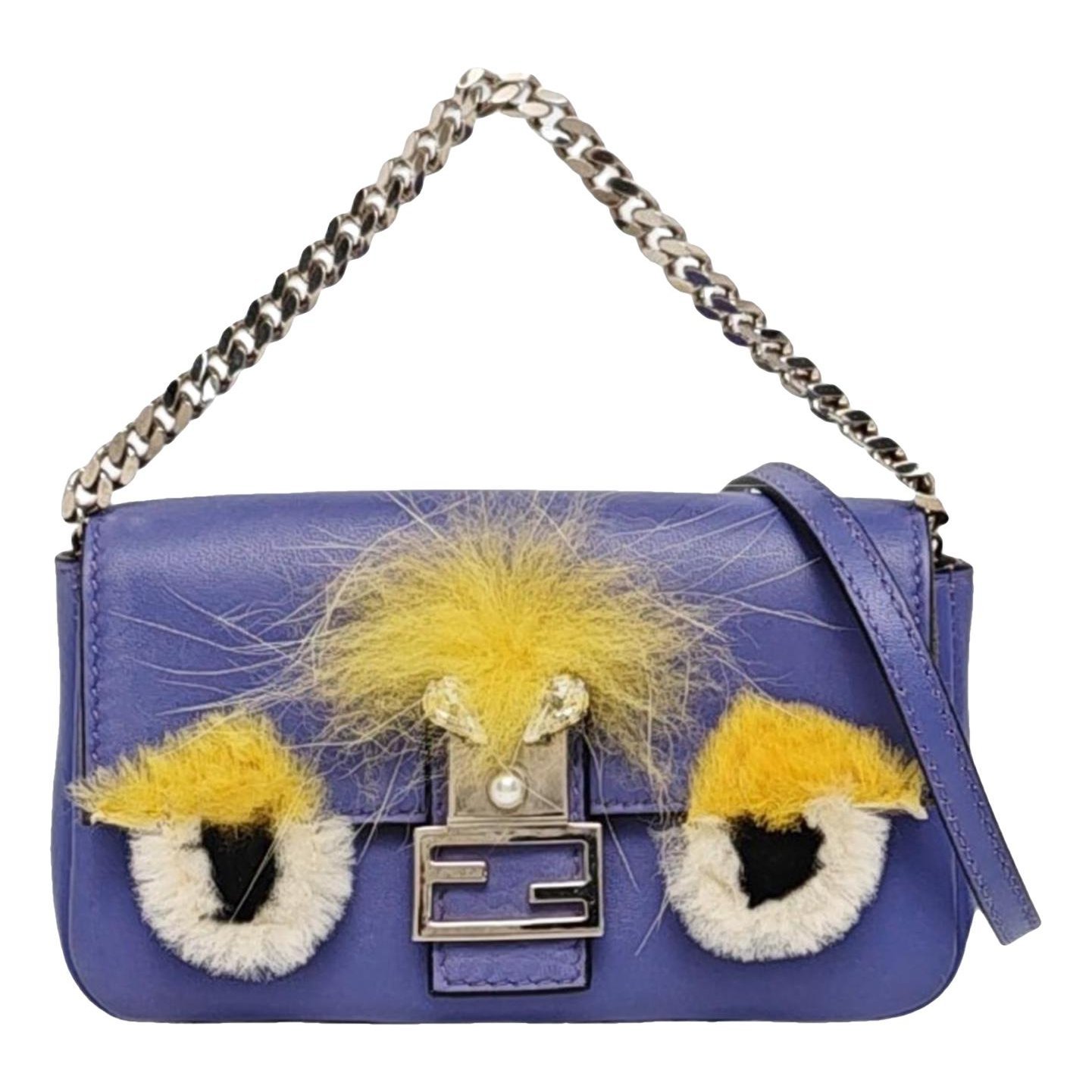 Baguette leather handbag