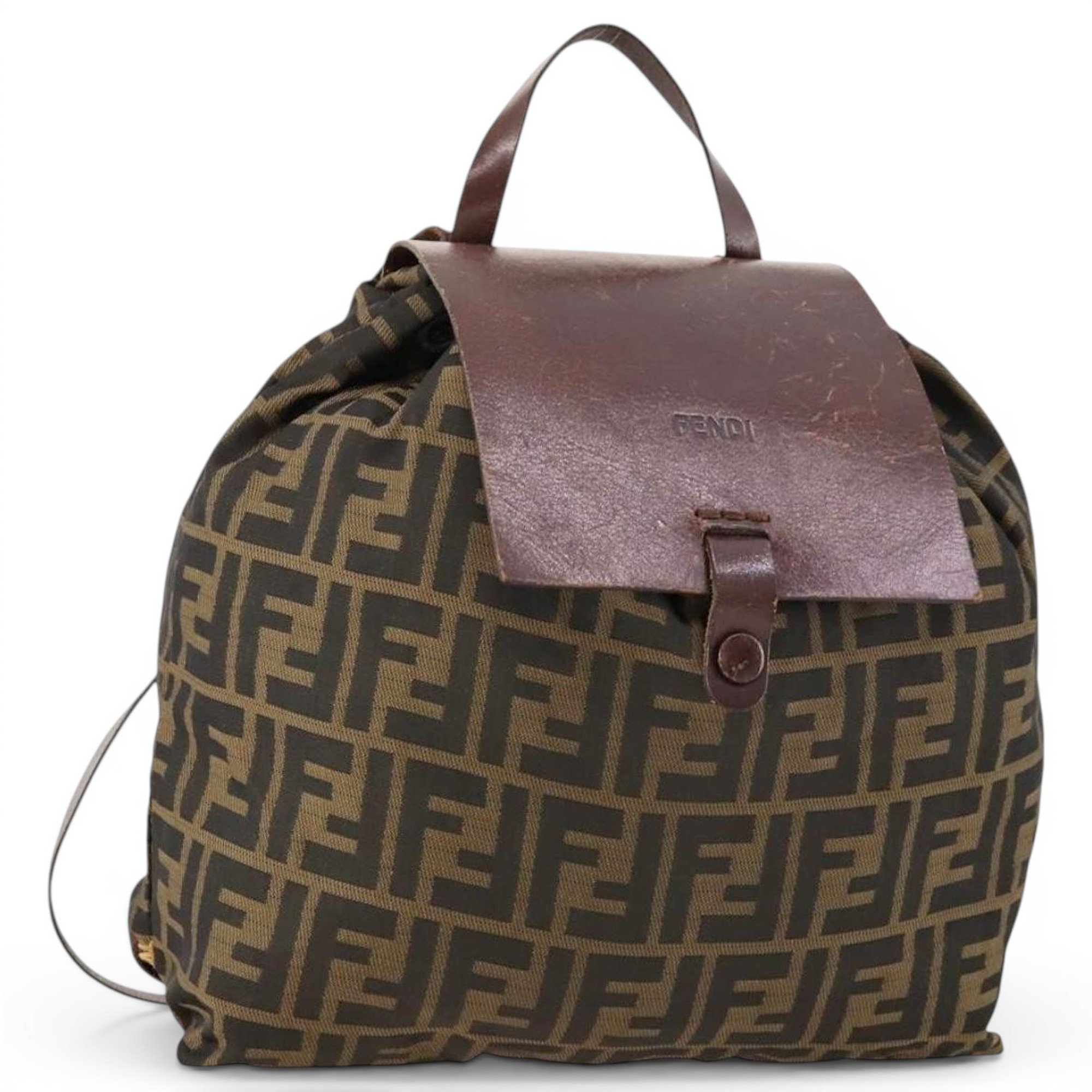 Leather backpack