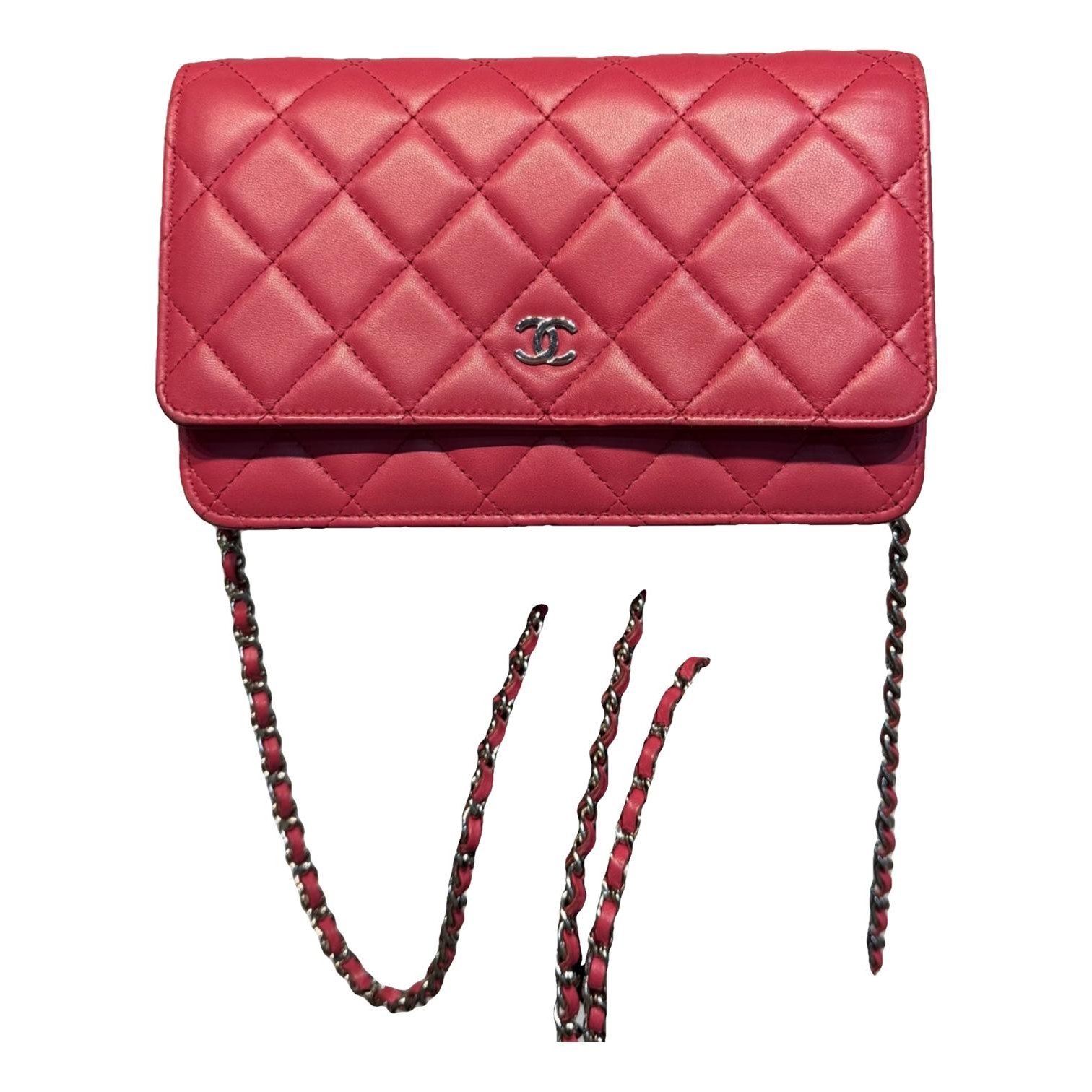 Wallet On Chain Timeless/Classique leather handbag