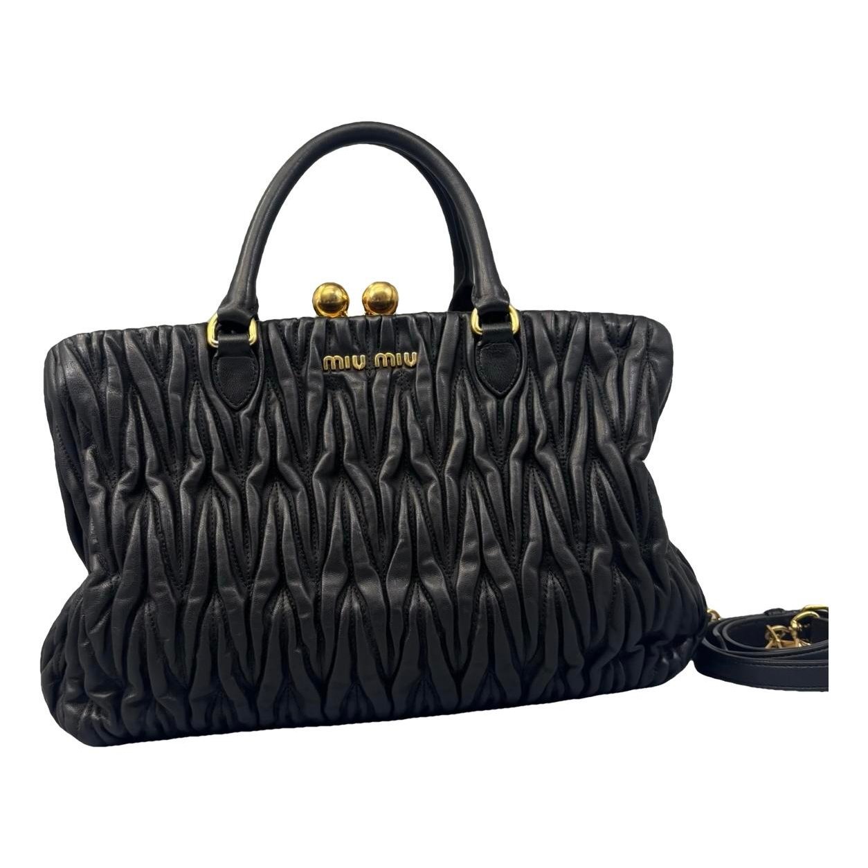 Leather handbag
