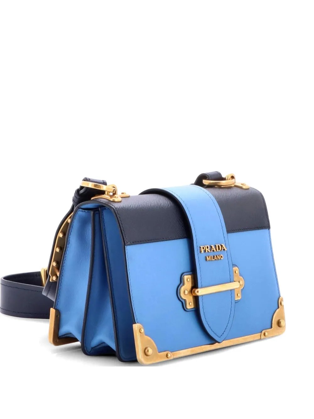 Cahier Leather and Saffiano Leather Small crossbody bag