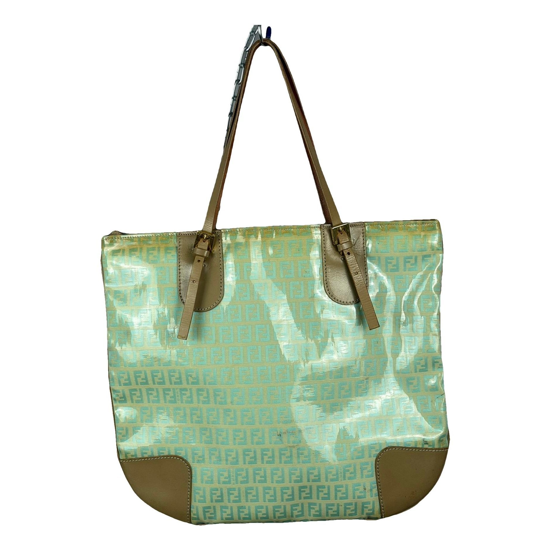 Patent leather handbag