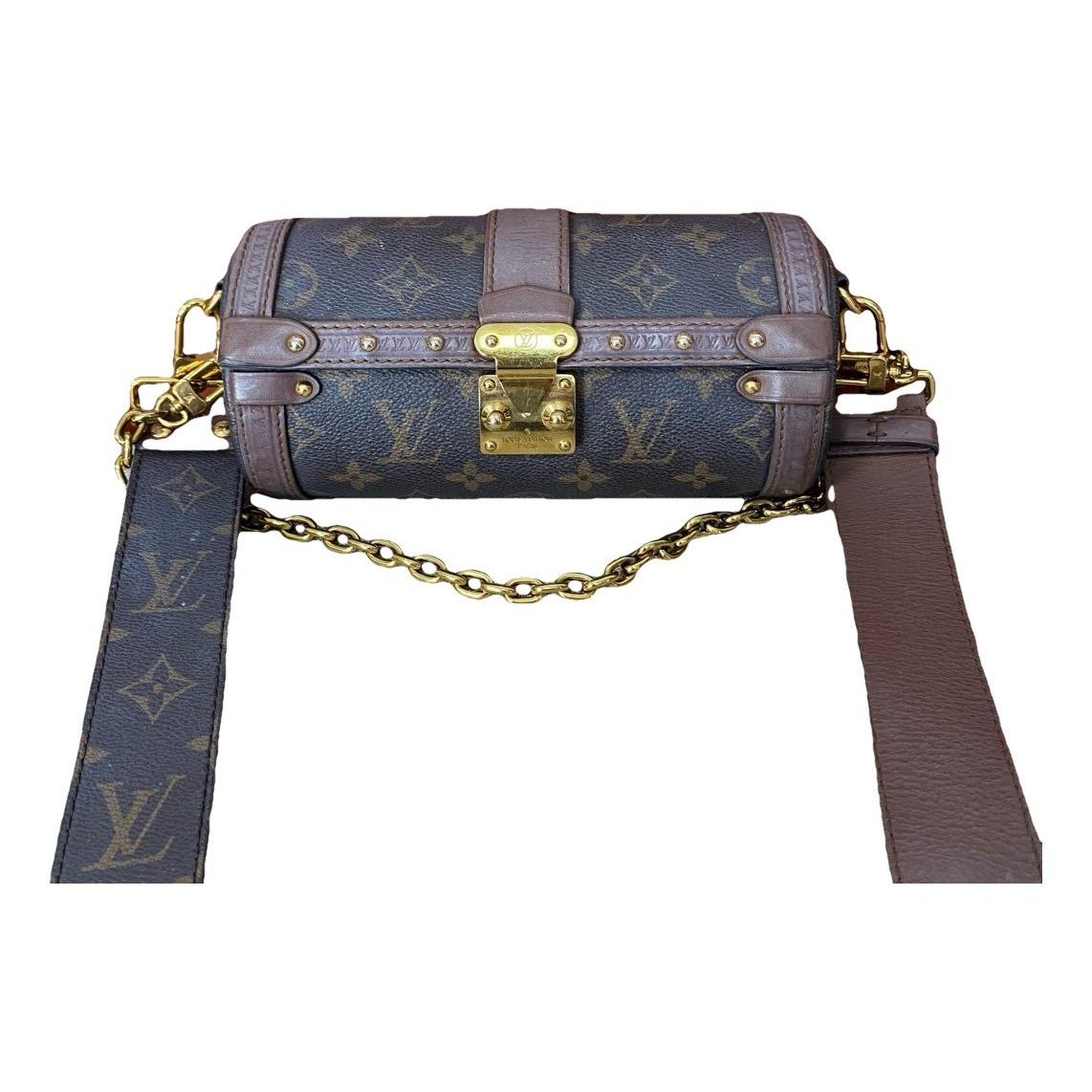 Papillon Trunk leather handbag