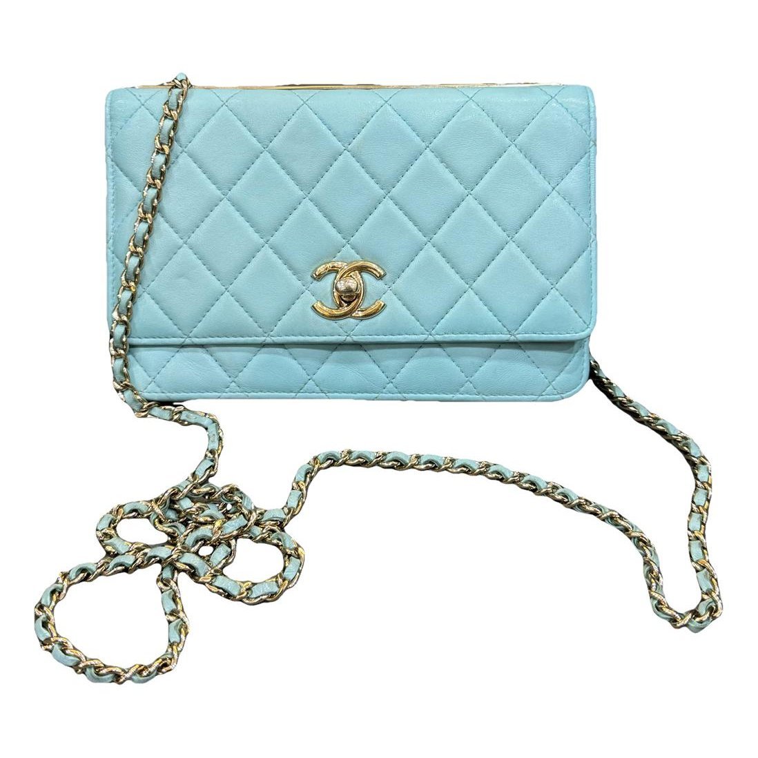 Wallet On Chain Timeless/Classique leather crossbody bag