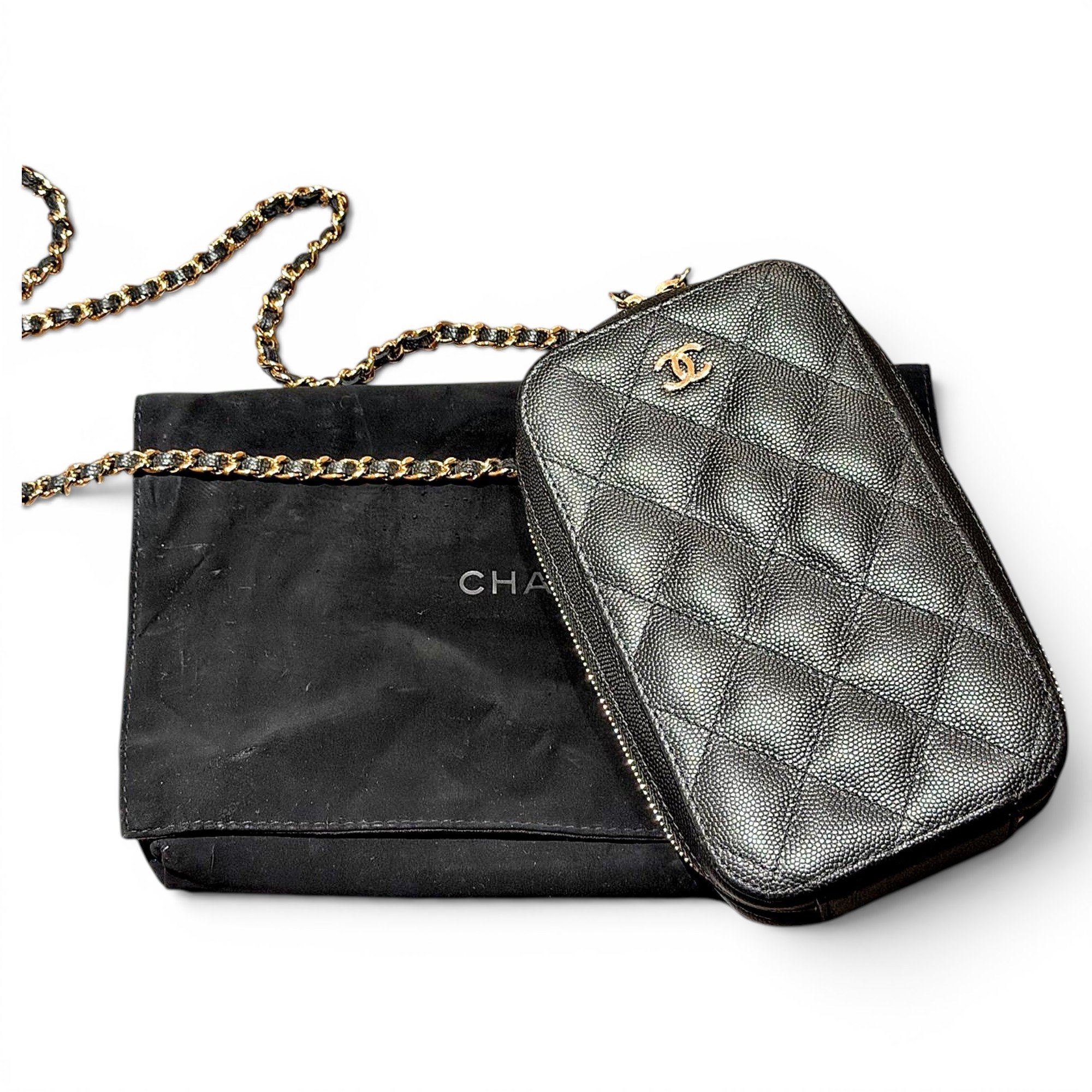 Vanity leather mini bag
