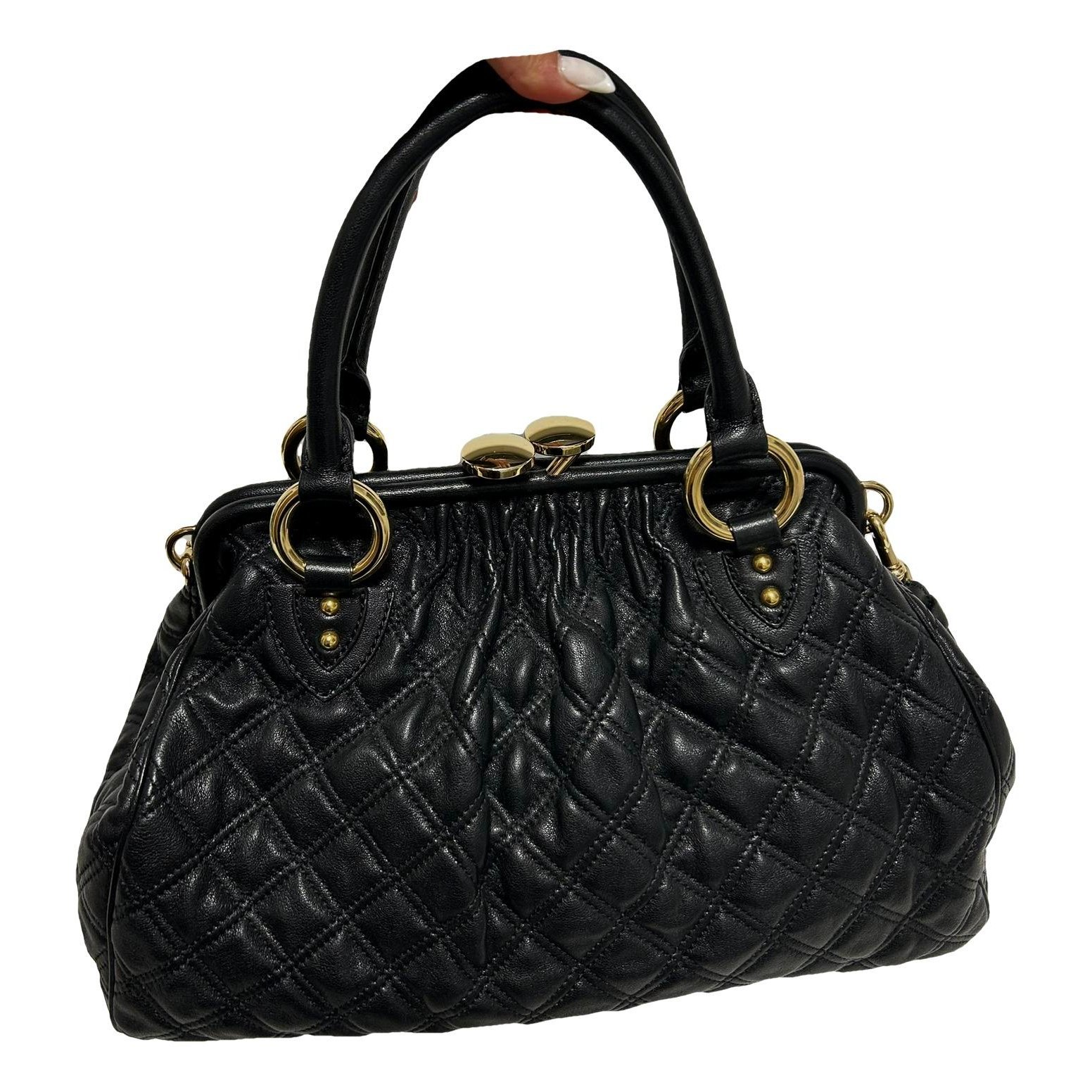 Stam leather handbag