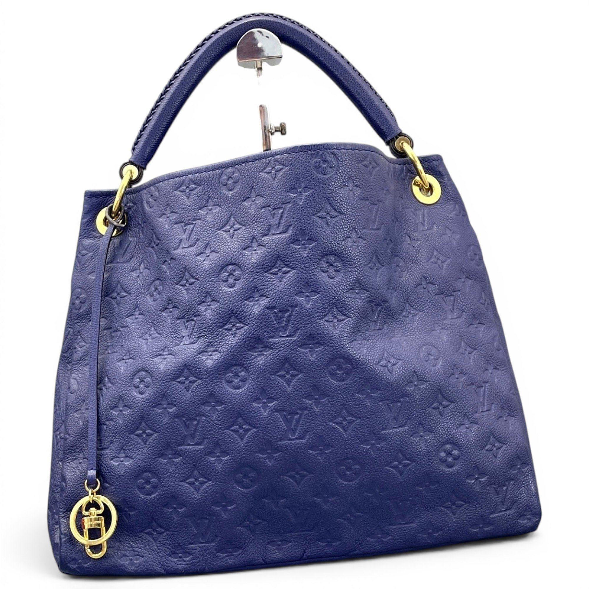 Artsy leather handbag
