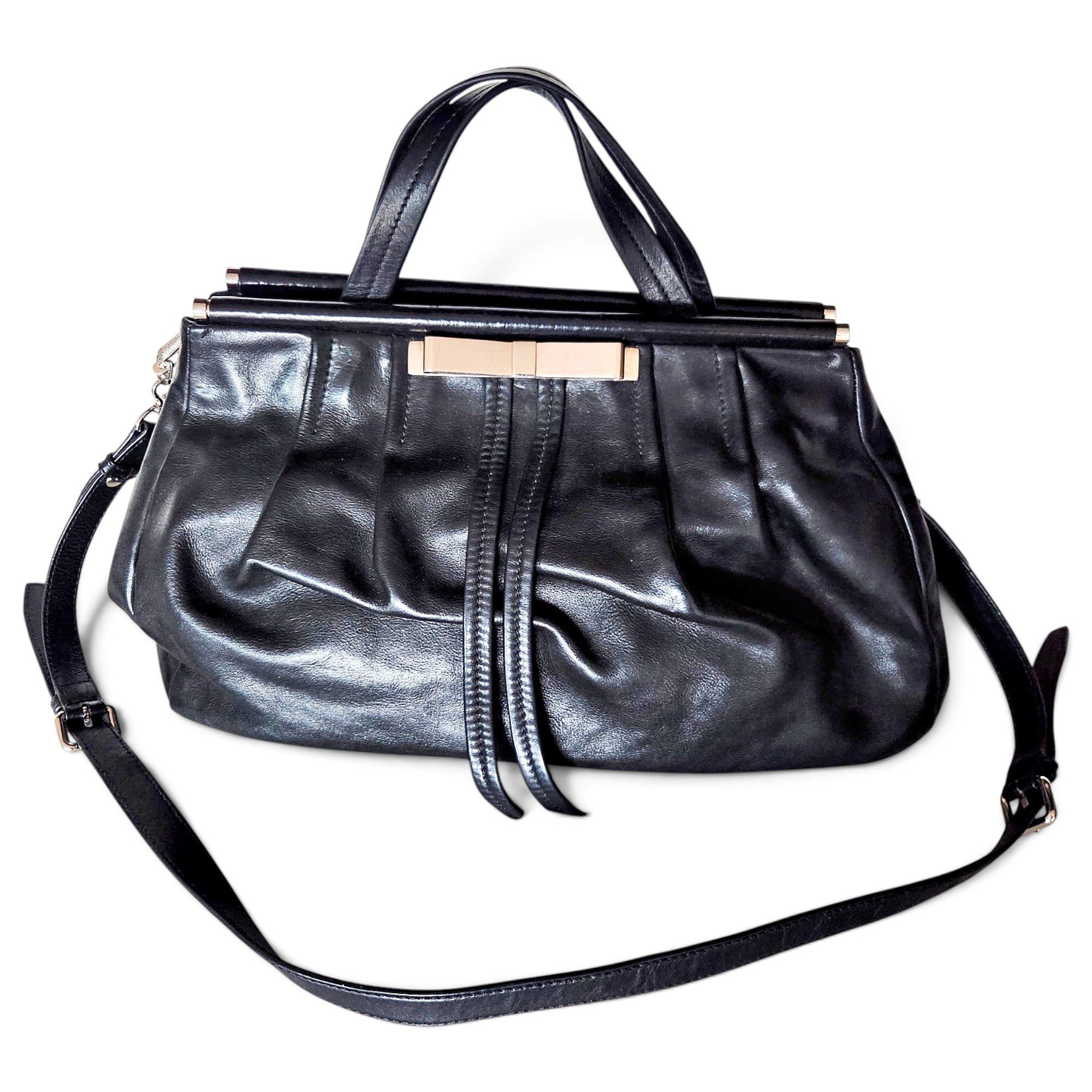 Vitello leather handbag