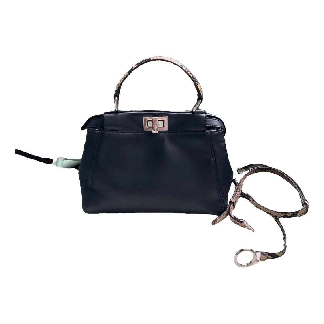 Peekaboo leather handbag