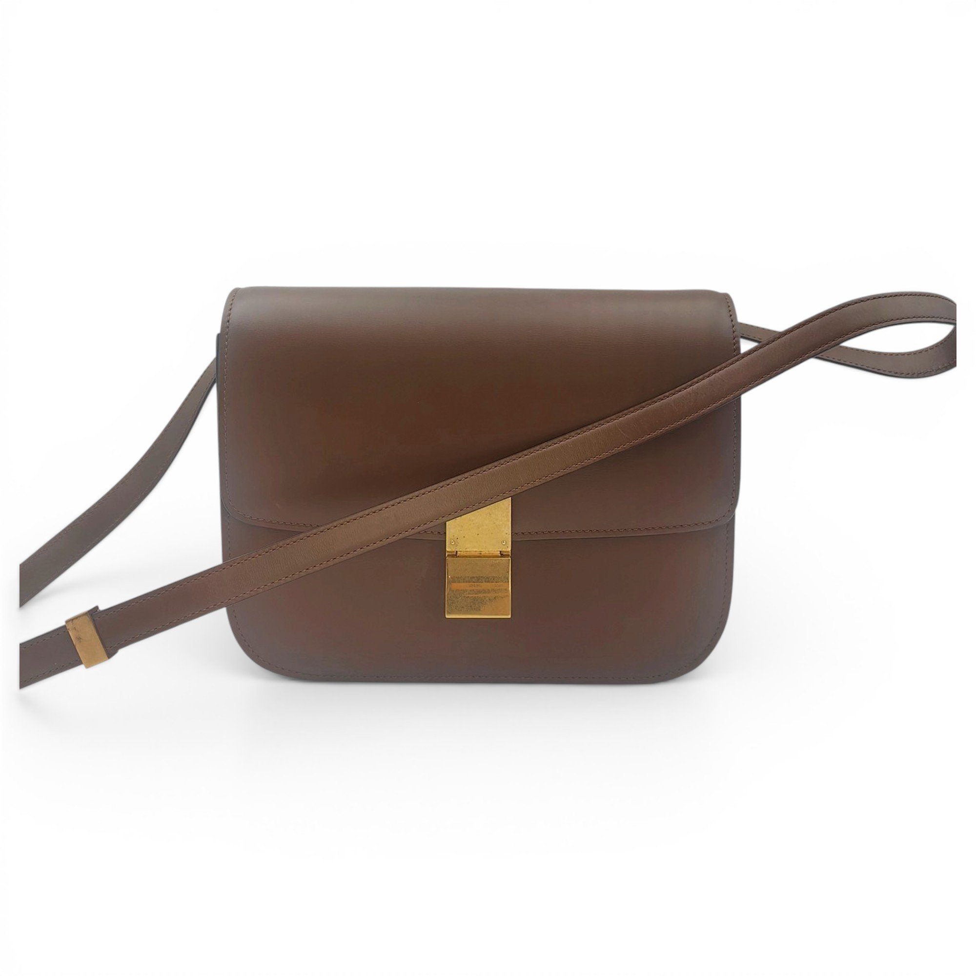 Classic leather crossbody bag