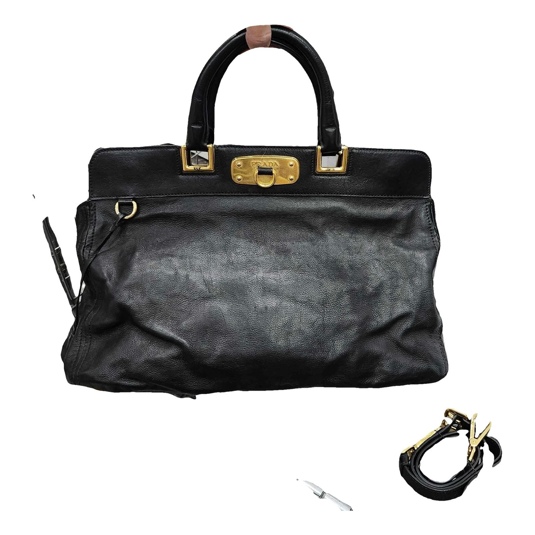 Leather handbag