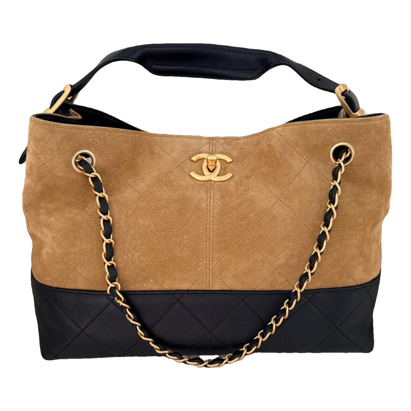 Leather tote