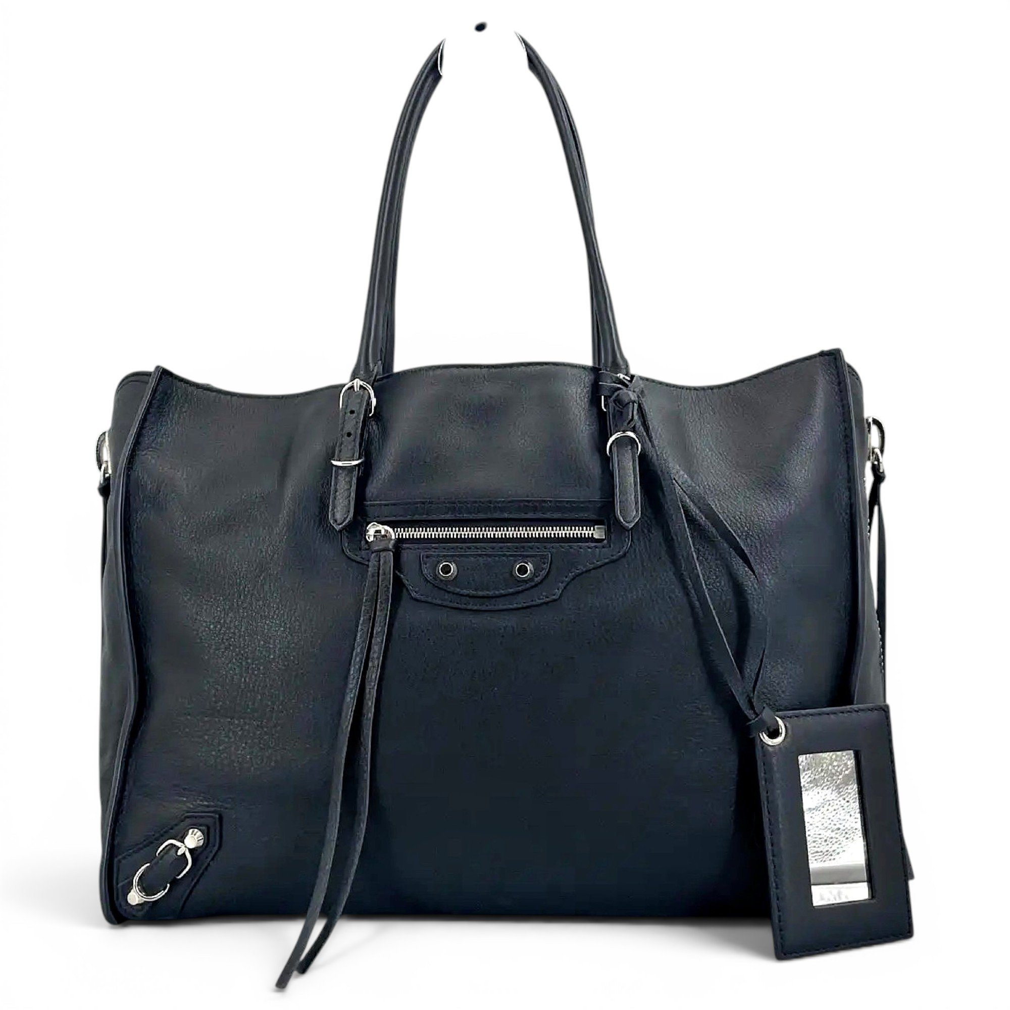 Papier leather tote