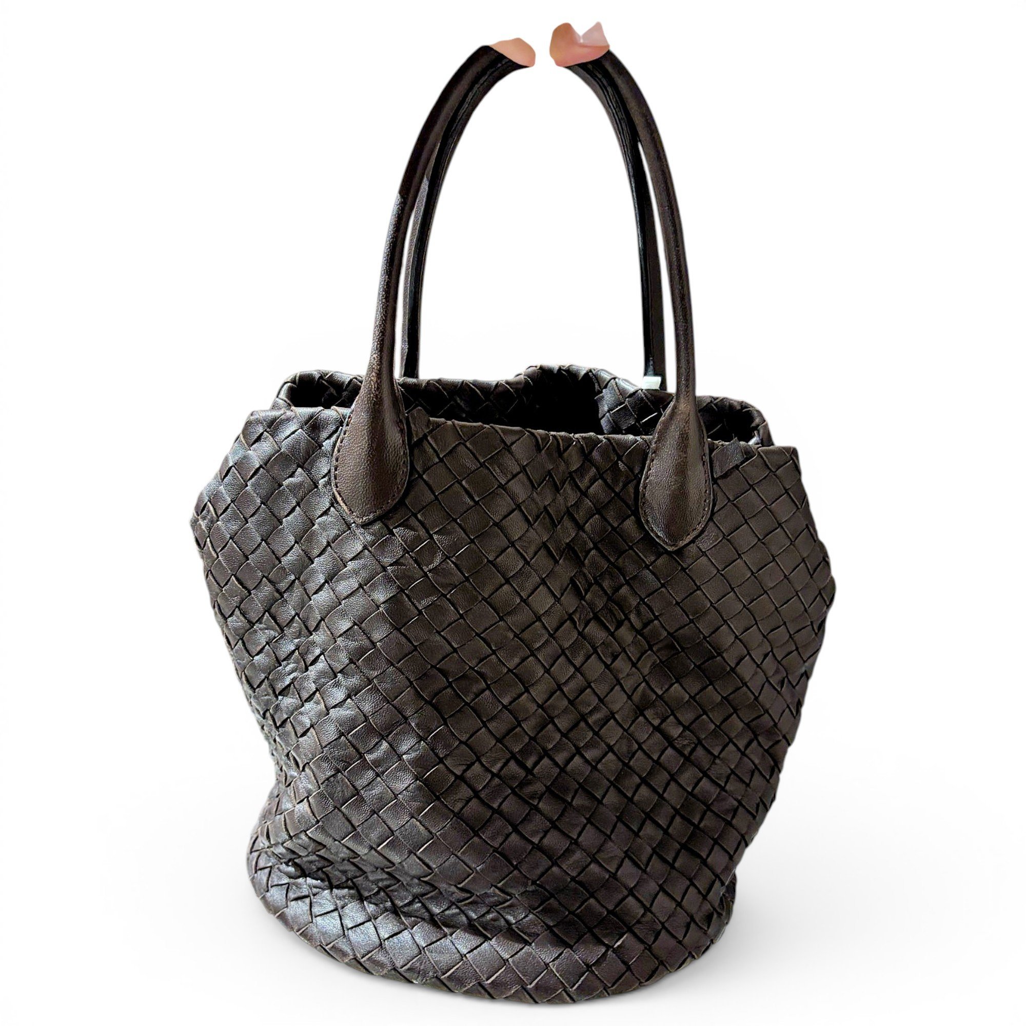 Leather handbag