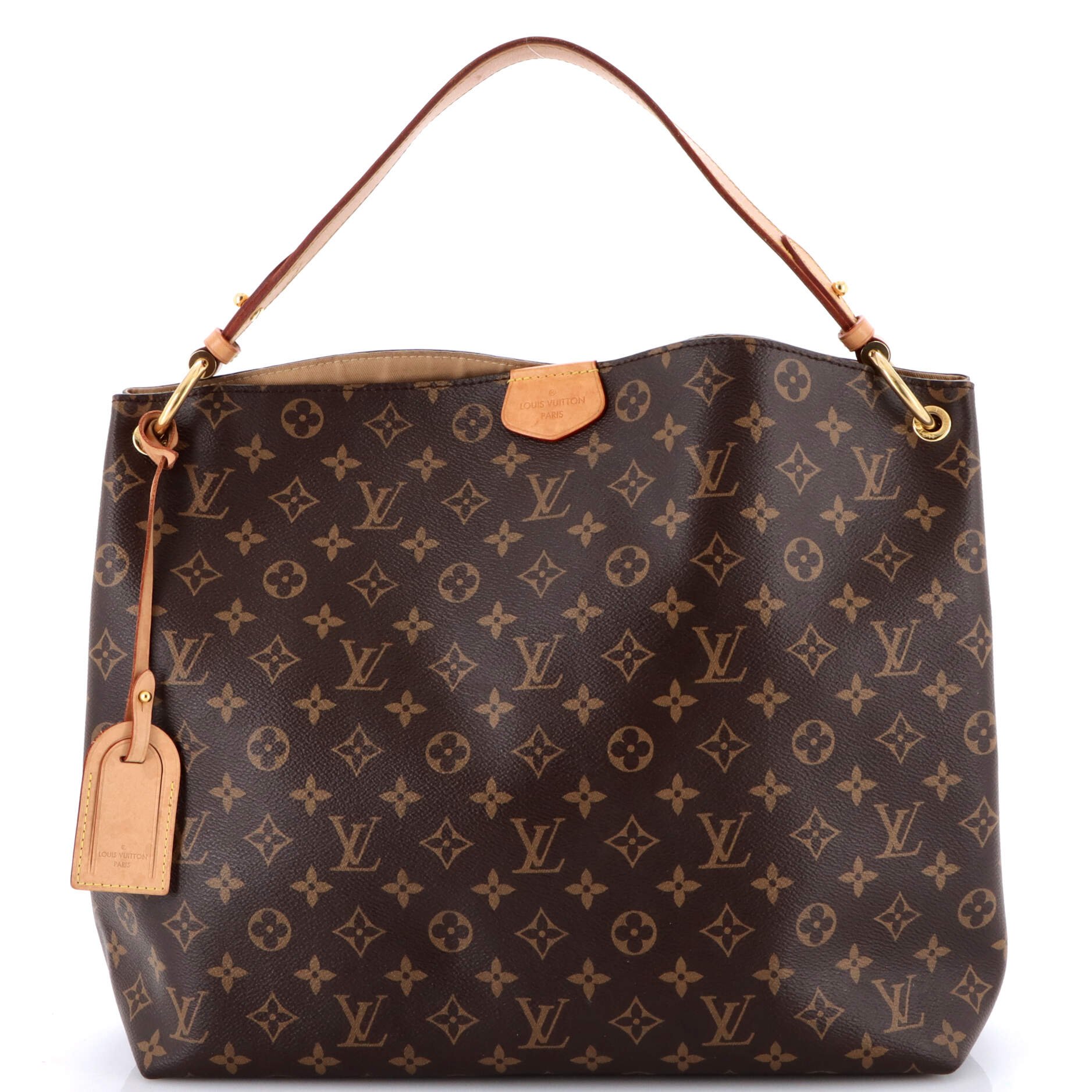 Louis Vuitton Graceful Handbag Monogram Canvas MM