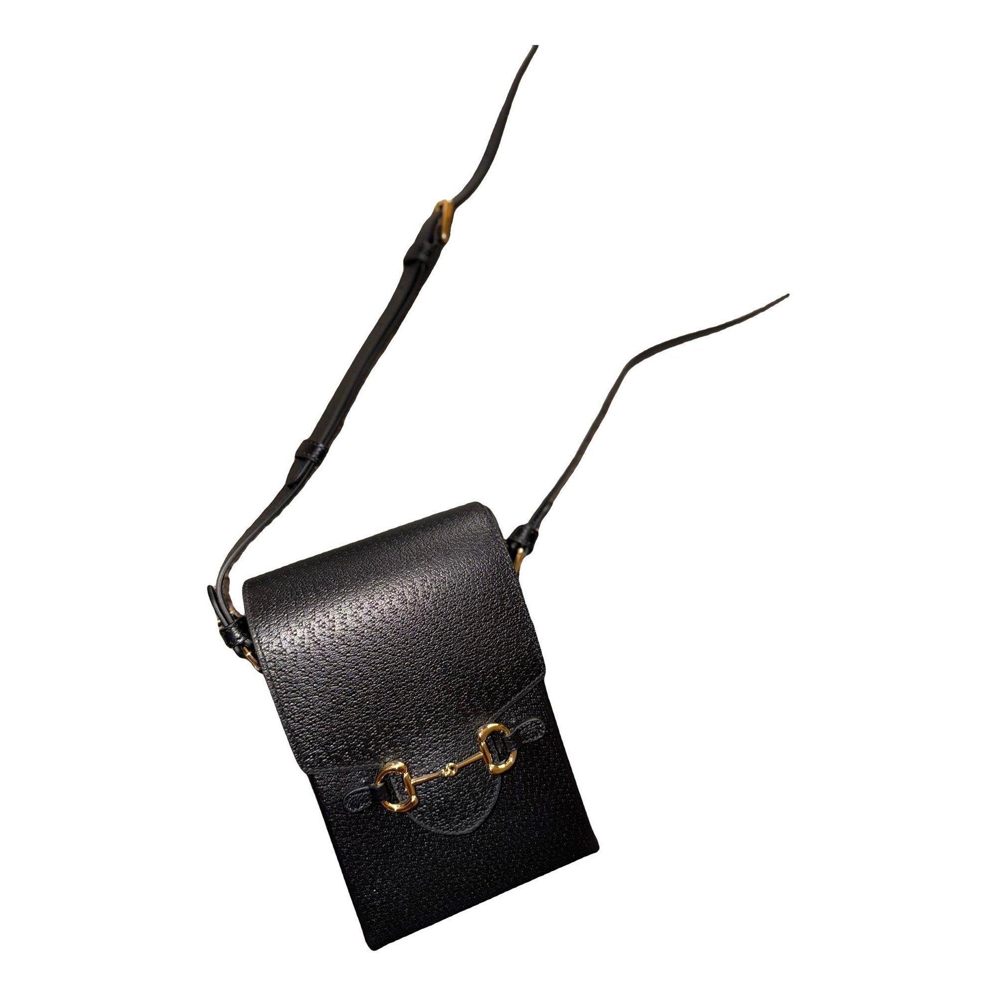 Horsebit 1955 Vertical leather crossbody bag