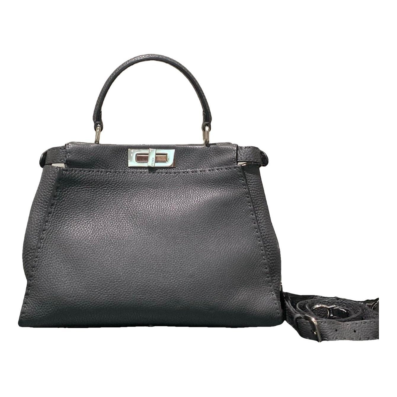 Peekaboo leather handbag