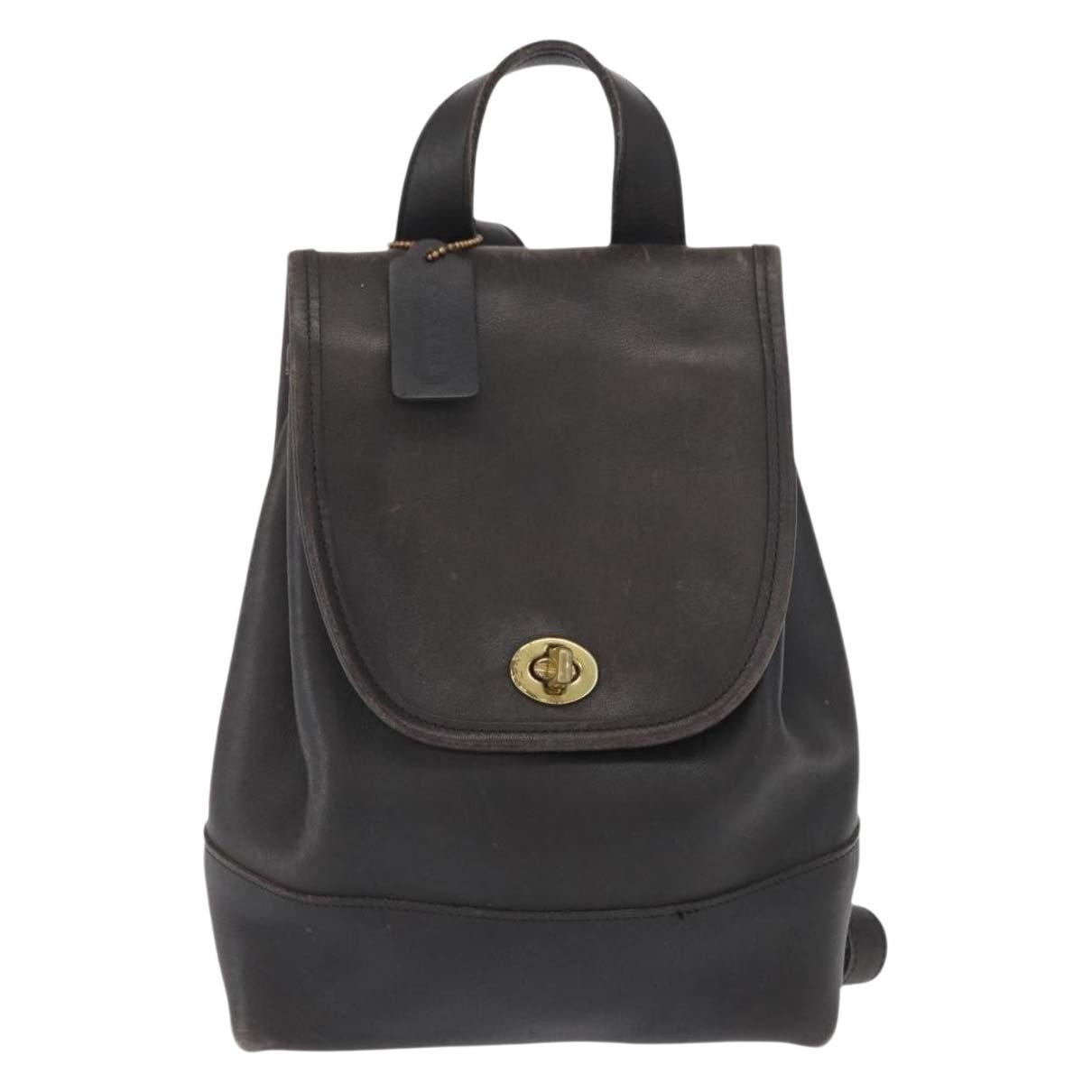 Leather backpack
