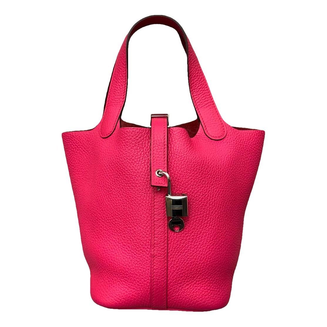 Picotin leather handbag