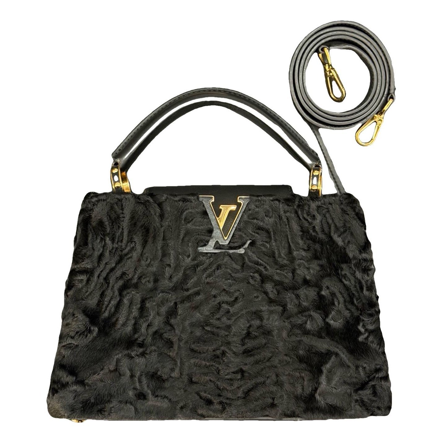 Capucines leather handbag