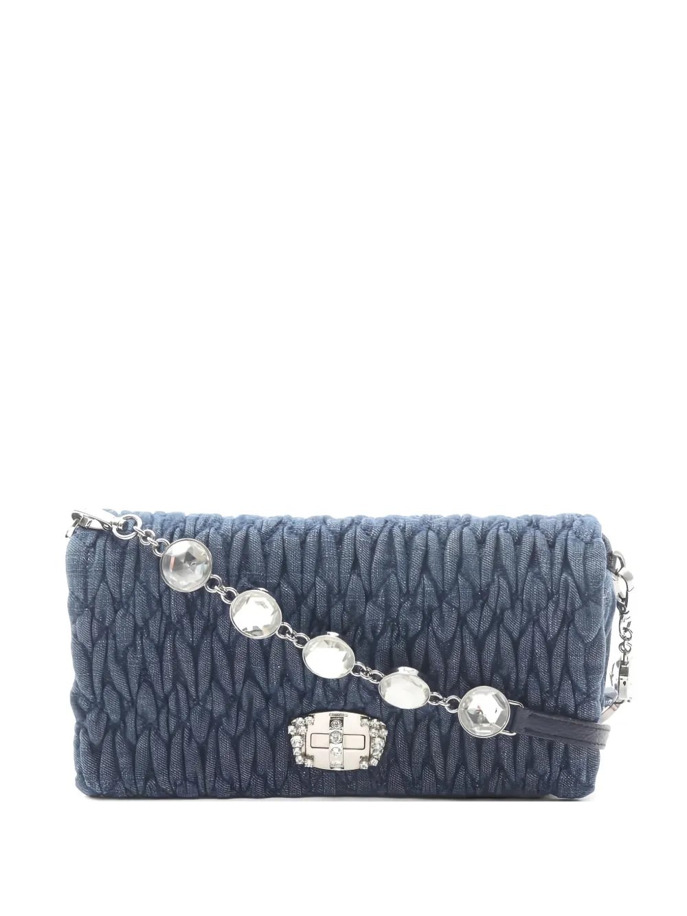 2010s crystal-embellishment shoulder bag