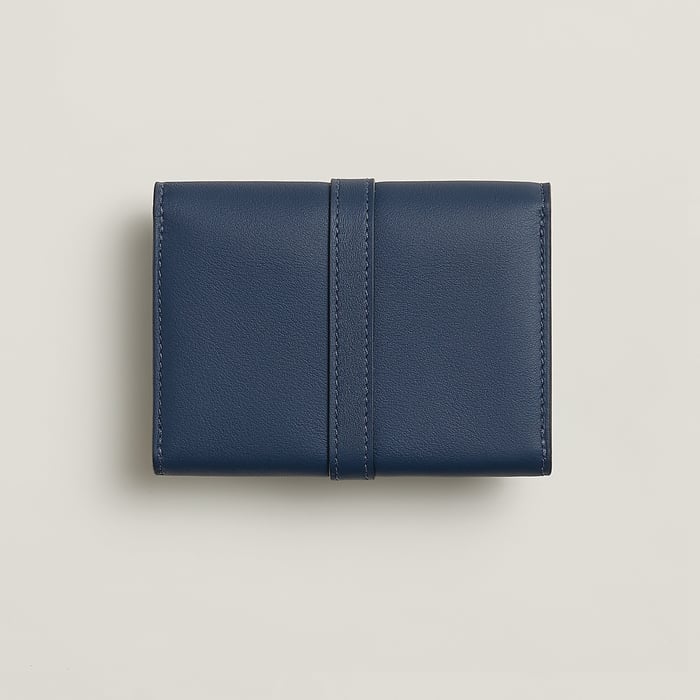 Navy Glenan Compact Wallet