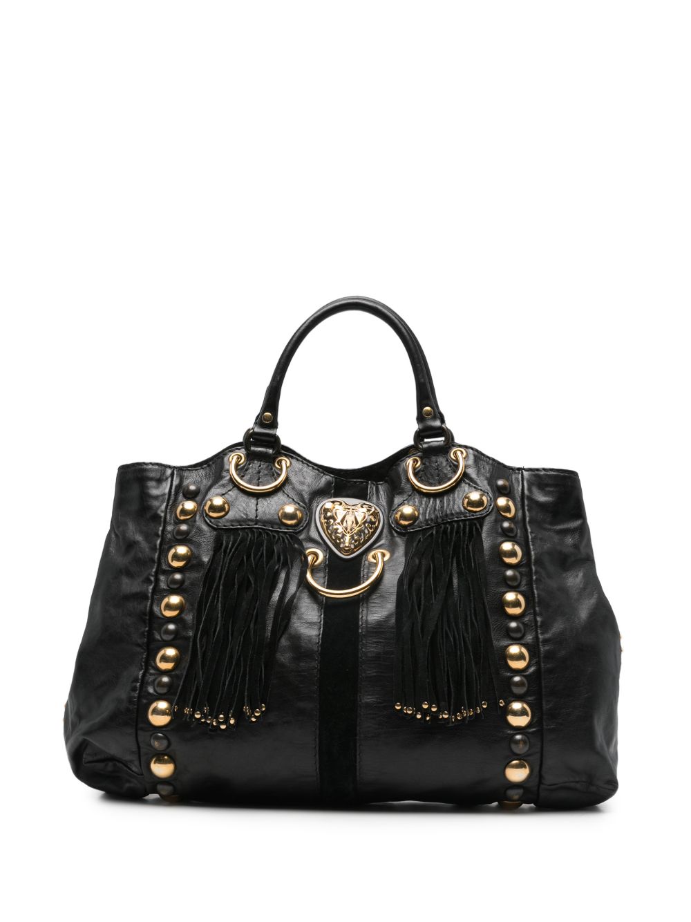 2010s Babouska leather tote bag 