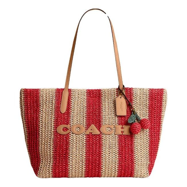 Leather tote