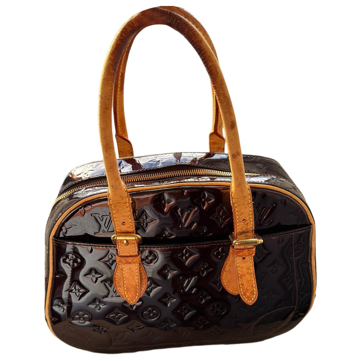 Summit patent leather tote