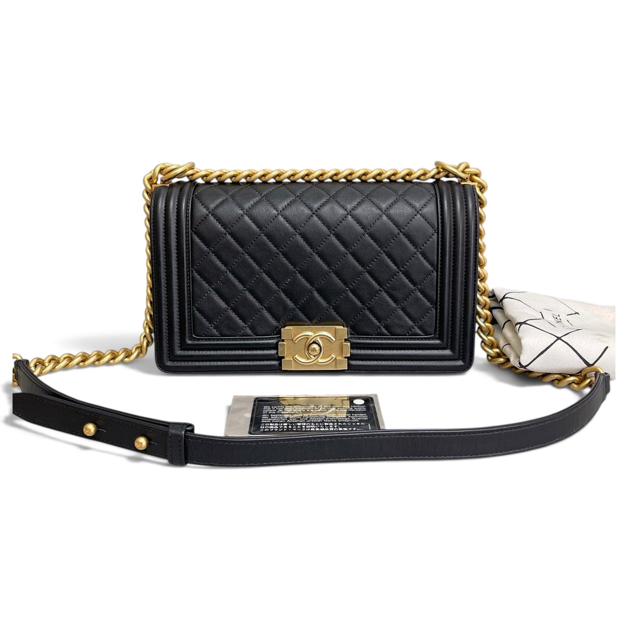 Boy leather handbag