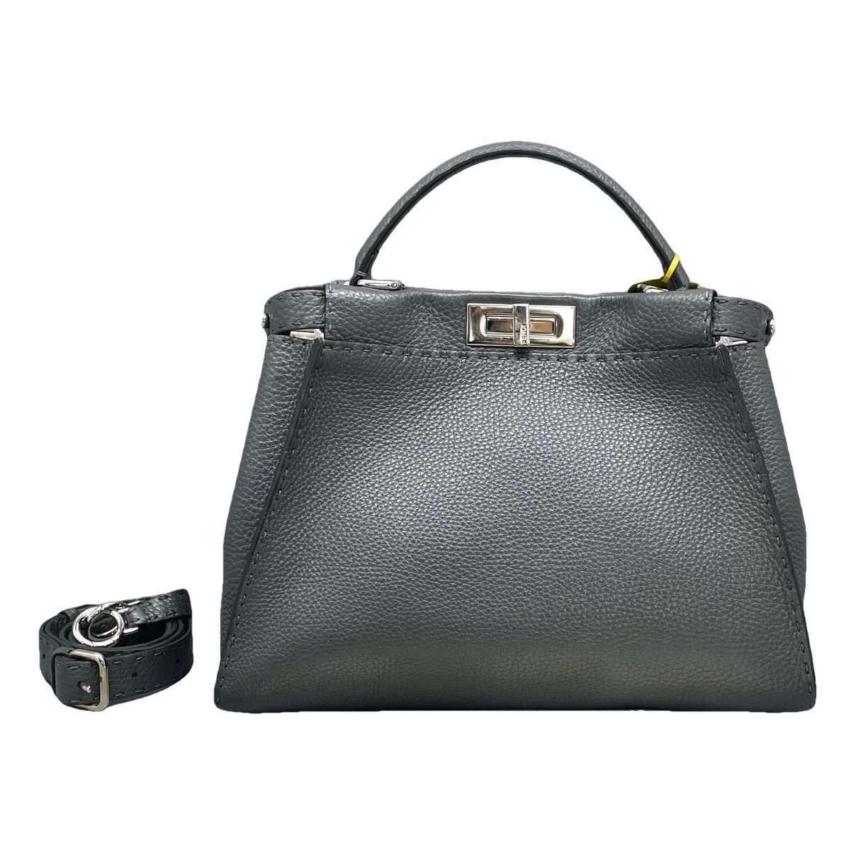 Peekaboo leather handbag